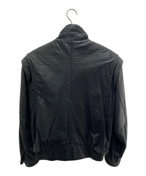 COMSTOCK（カムストック）COMSTOCK (カムストック) レザージャケット ブラック サイズ:40の古着・服飾アイテム
