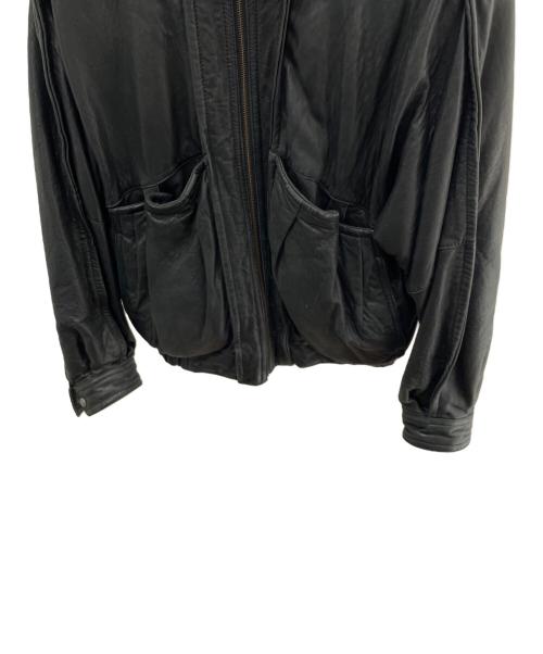 COMSTOCK（カムストック）COMSTOCK (カムストック) レザージャケット ブラック サイズ:40の古着・服飾アイテム