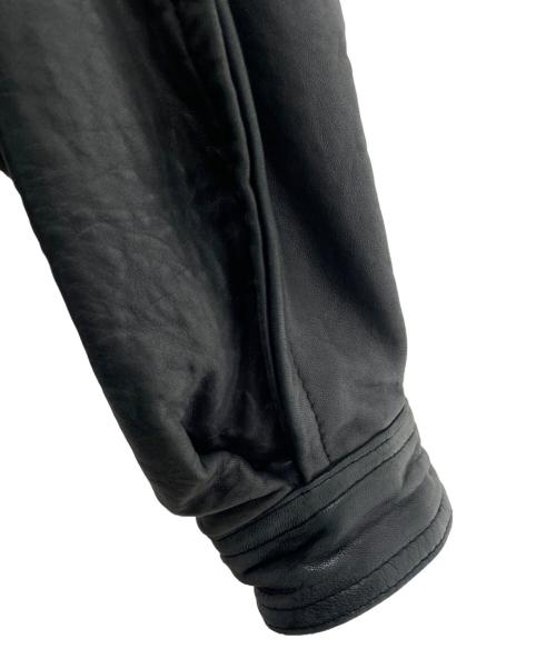 COMSTOCK（カムストック）COMSTOCK (カムストック) レザージャケット ブラック サイズ:40の古着・服飾アイテム