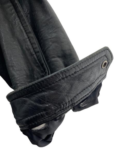 COMSTOCK（カムストック）COMSTOCK (カムストック) レザージャケット ブラック サイズ:40の古着・服飾アイテム