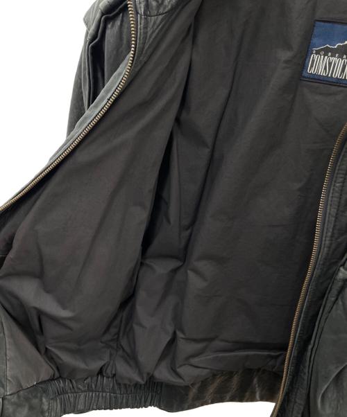 COMSTOCK（カムストック）COMSTOCK (カムストック) レザージャケット ブラック サイズ:40の古着・服飾アイテム