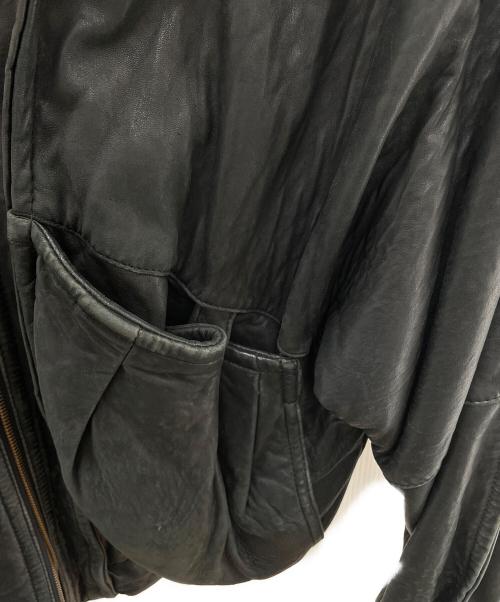 COMSTOCK（カムストック）COMSTOCK (カムストック) レザージャケット ブラック サイズ:40の古着・服飾アイテム