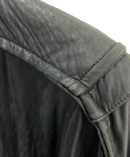 COMSTOCK（カムストック）COMSTOCK (カムストック) レザージャケット ブラック サイズ:40の古着・服飾アイテム