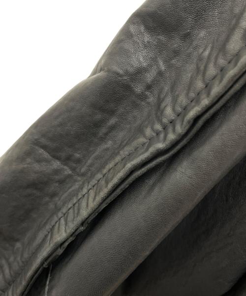 COMSTOCK（カムストック）COMSTOCK (カムストック) レザージャケット ブラック サイズ:40の古着・服飾アイテム