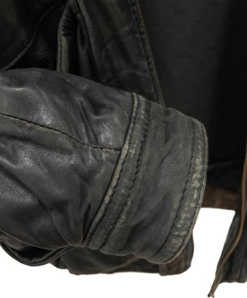 COMSTOCK（カムストック）COMSTOCK (カムストック) レザージャケット ブラック サイズ:40の古着・服飾アイテム