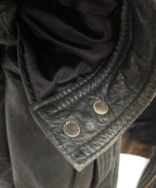 COMSTOCK（カムストック）COMSTOCK (カムストック) レザージャケット ブラック サイズ:40の古着・服飾アイテム
