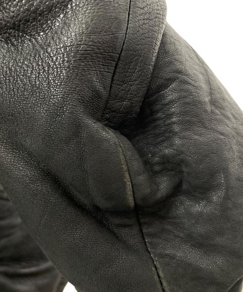 COMSTOCK（カムストック）COMSTOCK (カムストック) レザージャケット ブラック サイズ:40の古着・服飾アイテム