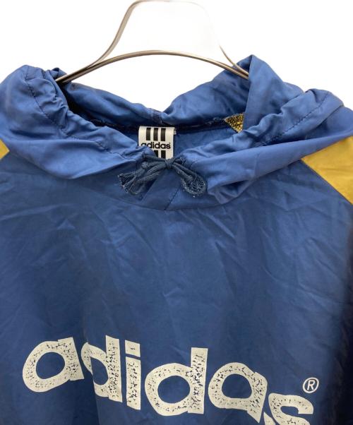 adidas（アディダス）adidas (アディダス) DESCENTE (デサント) ナイロンパーカー ブルー×イエロー サイズ:０-XOの古着・服飾アイテム