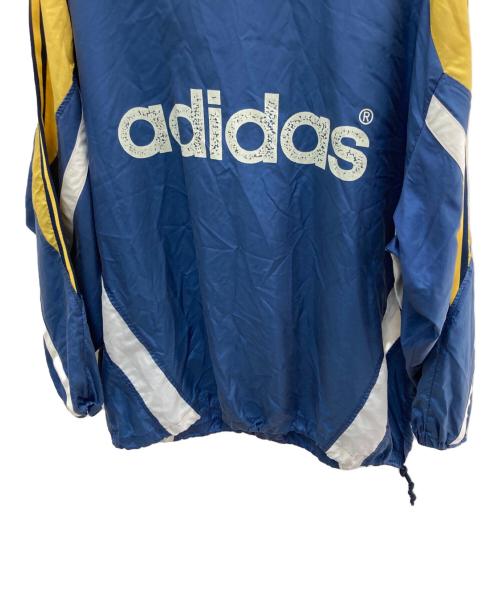 adidas（アディダス）adidas (アディダス) DESCENTE (デサント) ナイロンパーカー ブルー×イエロー サイズ:０-XOの古着・服飾アイテム