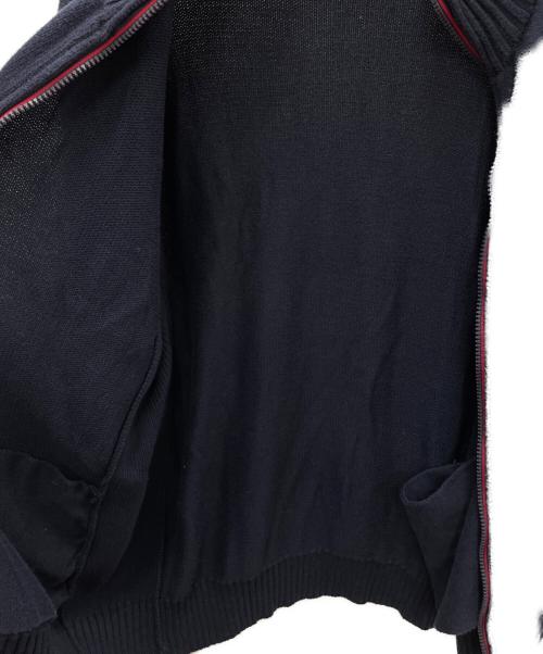 POLO RALPH LAUREN（ポロ・ラルフローレン）POLO RALPH LAUREN (ポロ・ラルフローレン) ジップアップニットジャケット ネイビー サイズ:Lの古着・服飾アイテム
