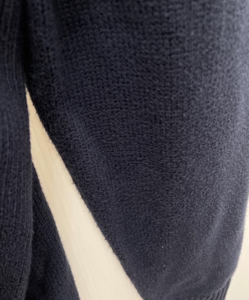 POLO RALPH LAUREN（ポロ・ラルフローレン）POLO RALPH LAUREN (ポロ・ラルフローレン) ジップアップニットジャケット ネイビー サイズ:Lの古着・服飾アイテム