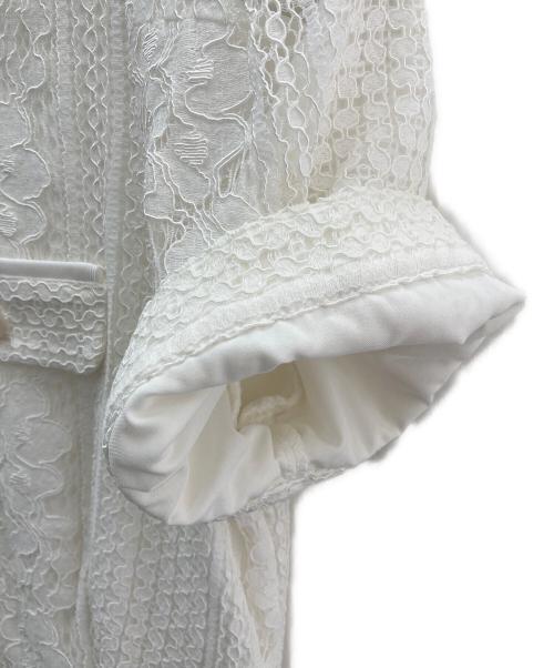 HER LIP TO（ハーリップトゥ）HER LIP TO (ハーリップトゥ) 半袖ワンピース ホワイト サイズ:Sの古着・服飾アイテム