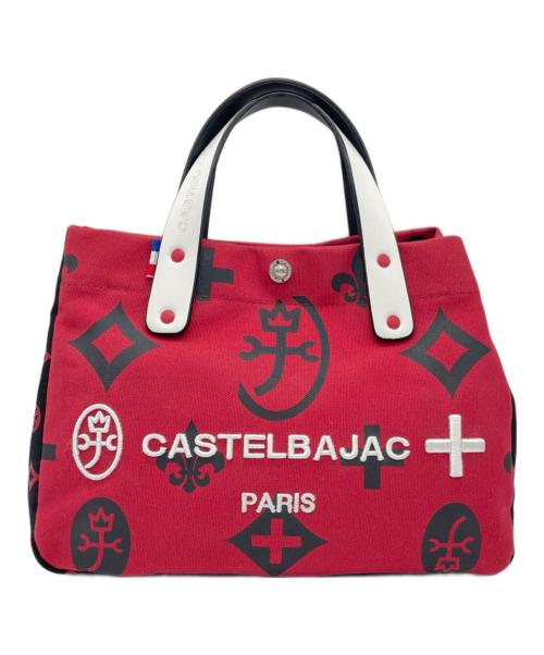 CASTELBAJAC（カステルバジャック）CASTELBAJAC (カステルバジャック) トートバッグ レッドの古着・服飾アイテム