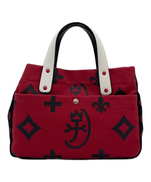 CASTELBAJAC（カステルバジャック）CASTELBAJAC (カステルバジャック) トートバッグ レッドの古着・服飾アイテム