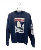 adidasアディダス）の古着「スウェット」｜ネイビー