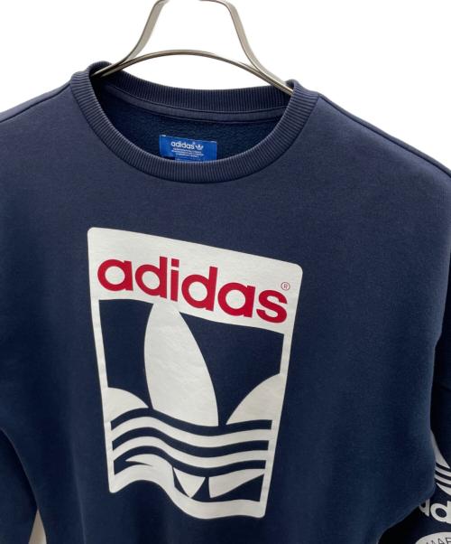 adidas（アディダス）adidas (アディダス) スウェット ネイビー サイズ:Mの古着・服飾アイテム