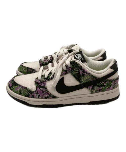 NIKE（ナイキ）NIKE (ナイキ) ローカットスニーカー アイボリー×グリーン サイズ:27の古着・服飾アイテム
