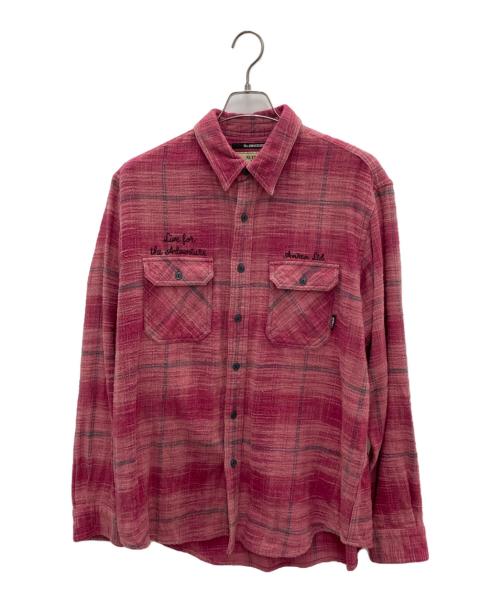 AVIREX（アヴィレックス）AVIREX (アヴィレックス) BLEACH WASHED NEP CHECK SHIRT 