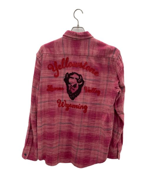 AVIREX（アヴィレックス）AVIREX (アヴィレックス) BLEACH WASHED NEP CHECK SHIRT 