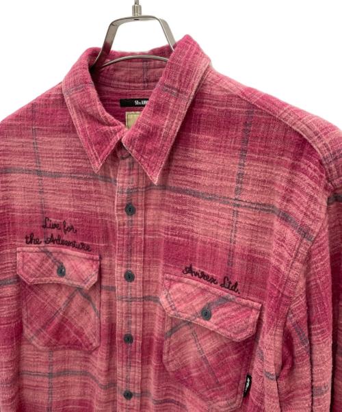 AVIREX（アヴィレックス）AVIREX (アヴィレックス) BLEACH WASHED NEP CHECK SHIRT 