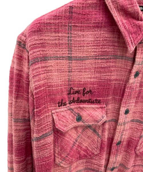 AVIREX（アヴィレックス）AVIREX (アヴィレックス) BLEACH WASHED NEP CHECK SHIRT 