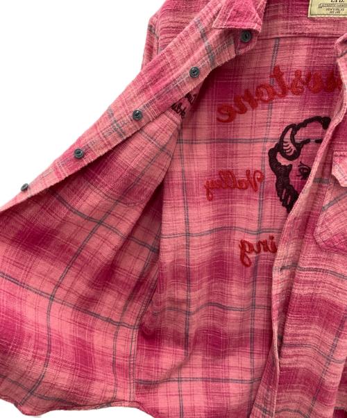 AVIREX（アヴィレックス）AVIREX (アヴィレックス) BLEACH WASHED NEP CHECK SHIRT 