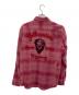 AVIREX (アヴィレックス) BLEACH WASHED NEP CHECK SHIRT 