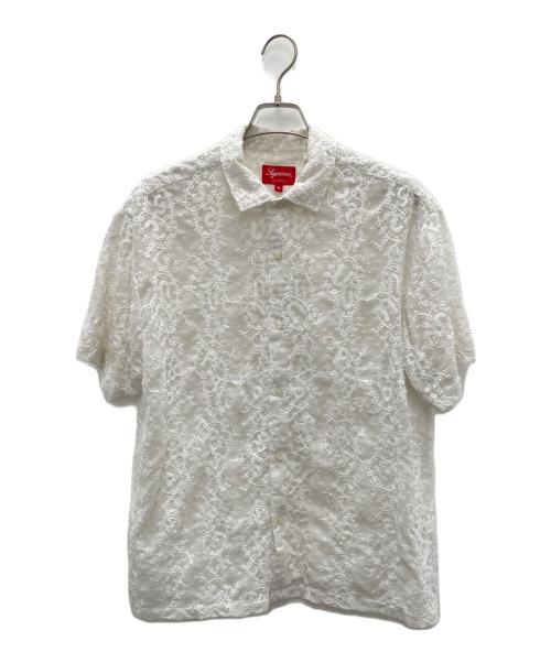 SUPREME（シュプリーム）SUPREME (シュプリーム) 半袖シャツ ホワイト サイズ:Mの古着・服飾アイテム