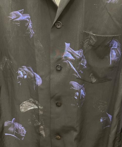 LAD MUSICIAN（ラッドミュージシャン）LAD MUSICIAN (ラッドミュージシャン) 長袖シャツ ブラック×パープル サイズ:42の古着・服飾アイテム