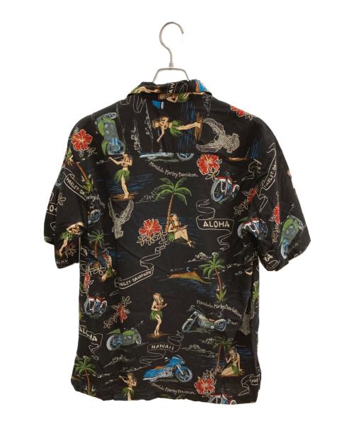HARLEY-DAVIDSON（ハーレーダビッドソン）HARLEY-DAVIDSON (ハーレーダビッドソン) 半袖シャツ ブラック サイズ:Sの古着・服飾アイテム