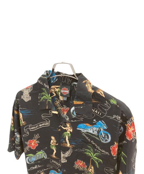 HARLEY-DAVIDSON（ハーレーダビッドソン）HARLEY-DAVIDSON (ハーレーダビッドソン) 半袖シャツ ブラック サイズ:Sの古着・服飾アイテム