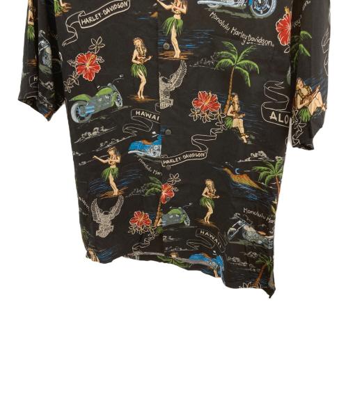 HARLEY-DAVIDSON（ハーレーダビッドソン）HARLEY-DAVIDSON (ハーレーダビッドソン) 半袖シャツ ブラック サイズ:Sの古着・服飾アイテム