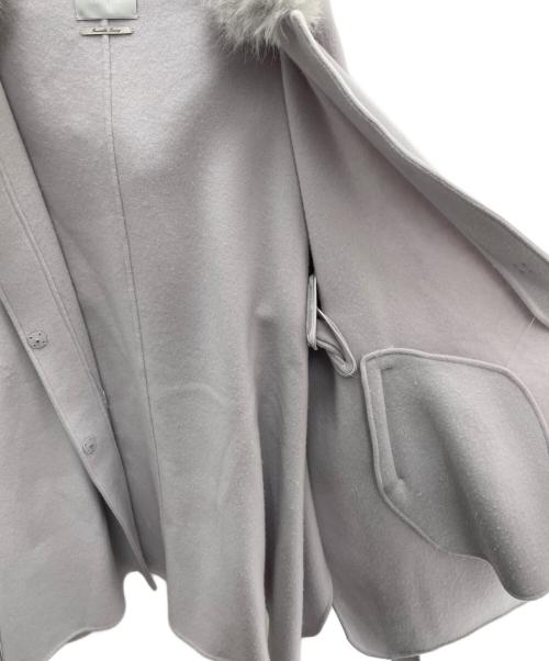 CELFORD（セルフォード）CELFORD (セルフォード) ファーポンチョコート グレー サイズ:Fの古着・服飾アイテム