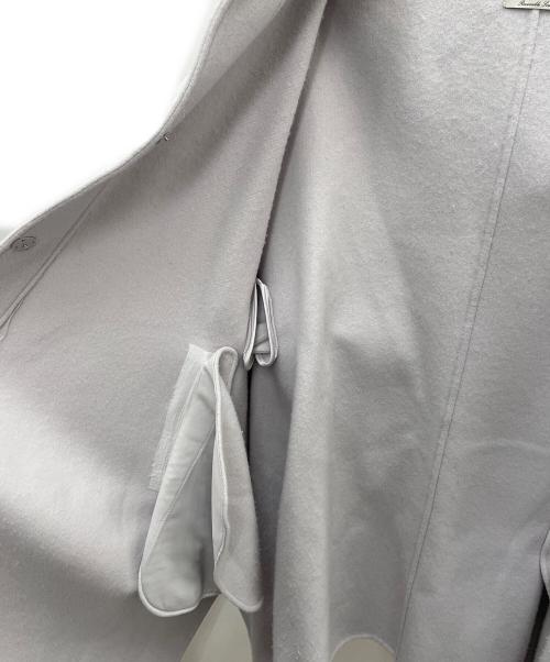 CELFORD（セルフォード）CELFORD (セルフォード) ファーポンチョコート グレー サイズ:Fの古着・服飾アイテム