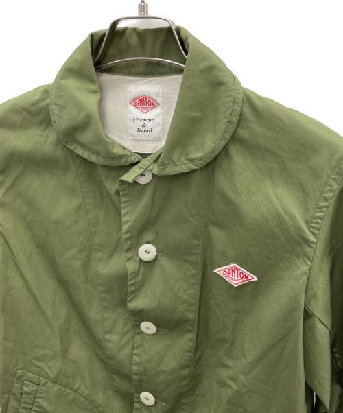 DANTON（ダントン）DANTON (ダントン) 丸襟ブルゾン オリーブ サイズ:38の古着・服飾アイテム