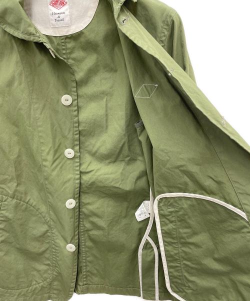 DANTON（ダントン）DANTON (ダントン) 丸襟ブルゾン オリーブ サイズ:38の古着・服飾アイテム