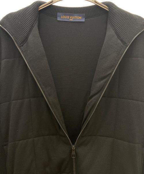 LOUIS VUITTON（ルイ ヴィトン）LOUIS VUITTON (ルイ ヴィトン) ジップアップニットジャケット ネイビー サイズ:Lの古着・服飾アイテム