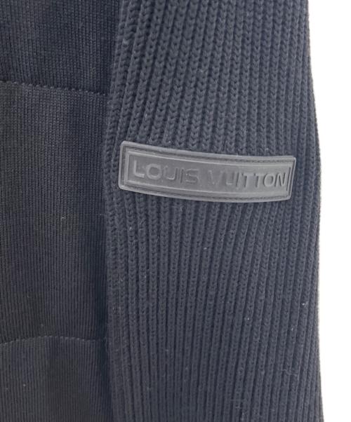 LOUIS VUITTON（ルイ ヴィトン）LOUIS VUITTON (ルイ ヴィトン) ジップアップニットジャケット ネイビー サイズ:Lの古着・服飾アイテム