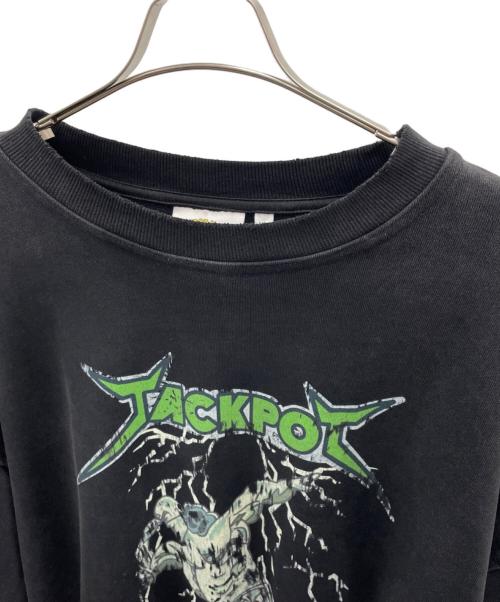 JACKPOT MARKET（ジャックポート マーケット）JACKPOT MARKET (ジャックポート マーケット) スウェット ブラック サイズ:XLの古着・服飾アイテム