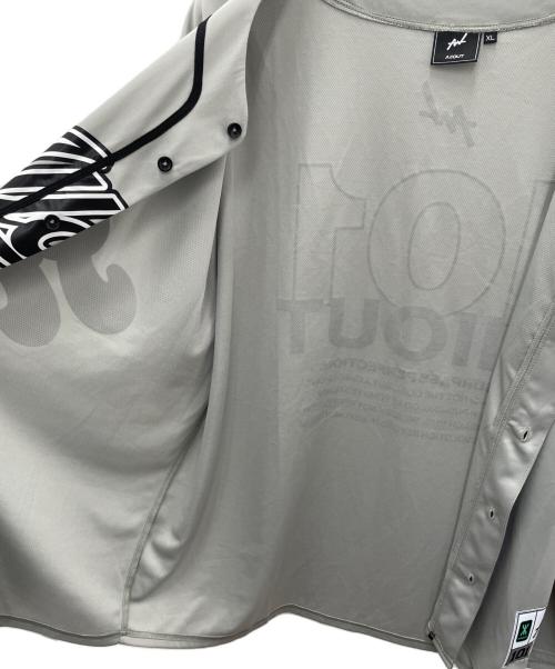 ALL-OUT（オールアウト）ALL-OUT (オールアウト) ベースボールシャツセットアップ グレー サイズ:XLの古着・服飾アイテム