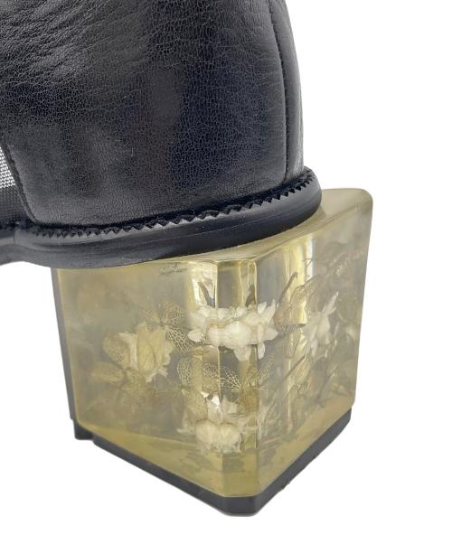 MABATAKI美雨（マバタキミウ）MABATAKI美雨 (マバタキミウ) ヒールパンプス ブラック サイズ:23.5cmの古着・服飾アイテム