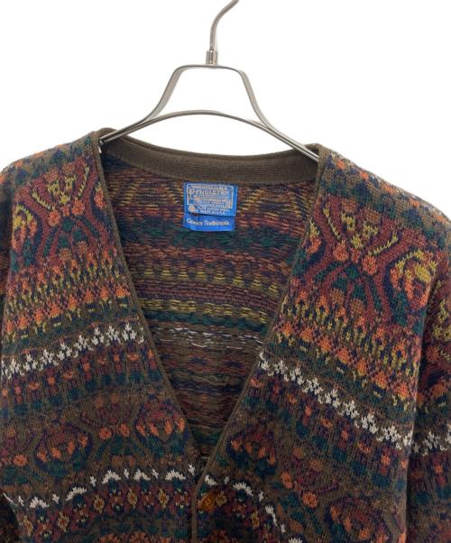 PENDLETON（ペンドルトン）PENDLETON (ペンドルトン) 厚手カーディガン ブラウン サイズ:XLの古着・服飾アイテム