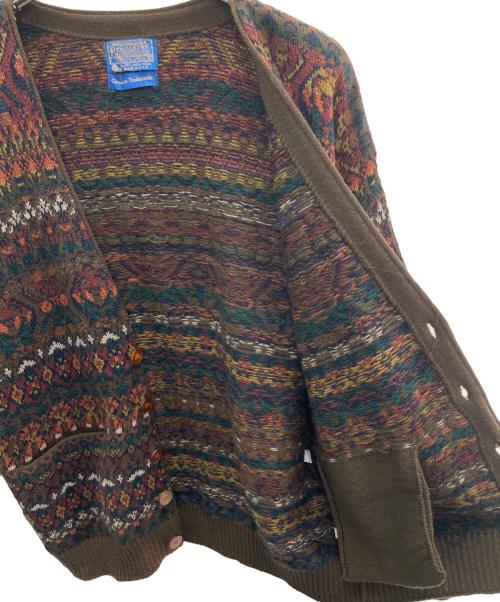 PENDLETON（ペンドルトン）PENDLETON (ペンドルトン) 厚手カーディガン ブラウン サイズ:XLの古着・服飾アイテム