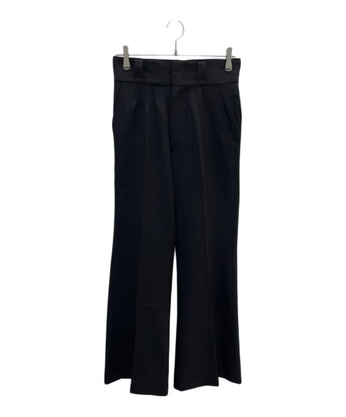 SHIKITARI（シキタリ）SHIKITARI (シキタリ) フレアパンツ ブラック サイズ:Mの古着・服飾アイテム