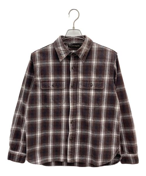 FULLCOUNT（フルカウント）FULLCOUNT (フルカウント) 長袖シャツ ブラウン サイズ:38の古着・服飾アイテム