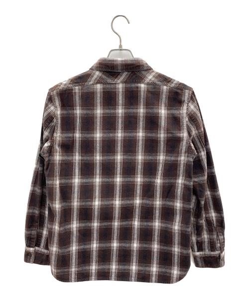 FULLCOUNT（フルカウント）FULLCOUNT (フルカウント) 長袖シャツ ブラウン サイズ:38の古着・服飾アイテム