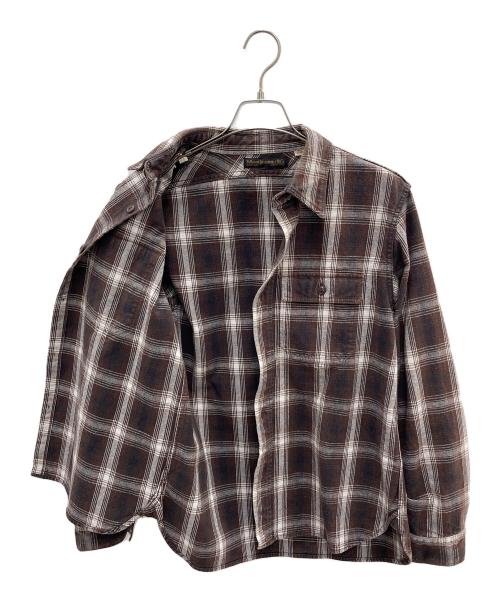 FULLCOUNT（フルカウント）FULLCOUNT (フルカウント) 長袖シャツ ブラウン サイズ:38の古着・服飾アイテム
