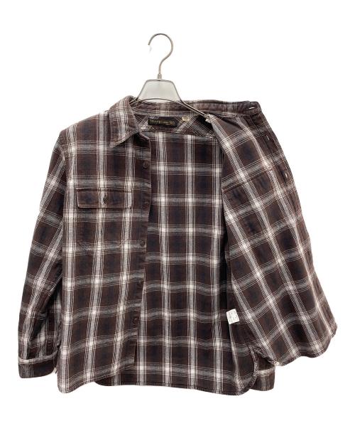 FULLCOUNT（フルカウント）FULLCOUNT (フルカウント) 長袖シャツ ブラウン サイズ:38の古着・服飾アイテム