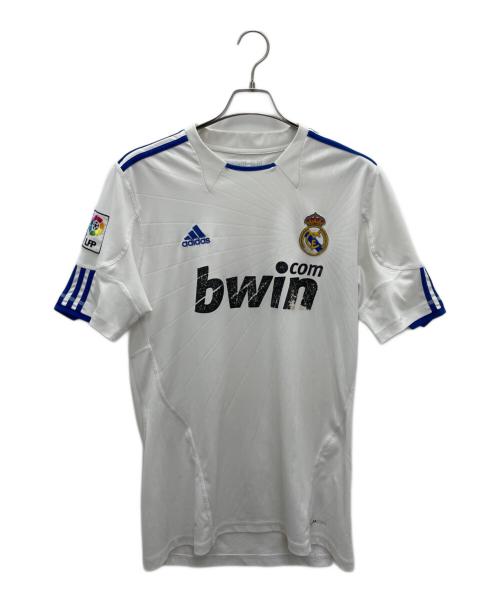 レアル・マドリード（レアル・マドリード）レアル・マドリード (レアル・マドリード) adidas (アディダス) サッカーユニフォーム ホワイト サイズ:Mの古着・服飾アイテム