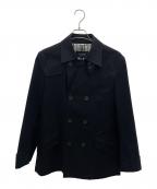 BURBERRY BLACK LABELバーバリーブラックレーベル）の古着「Pコート」｜ブラック